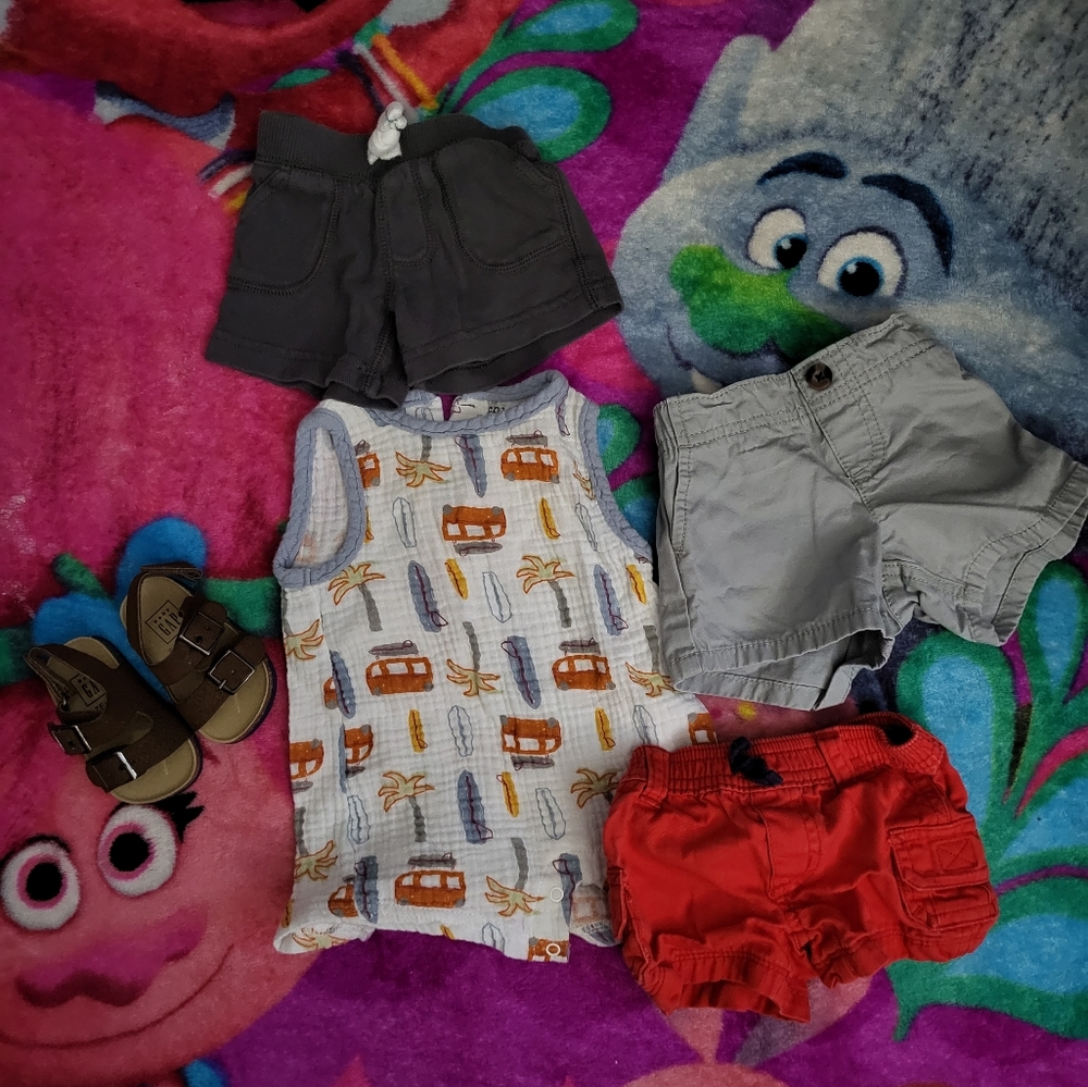 Miscellaneous baby boy summer shorts and jumper